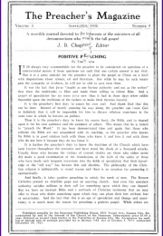 Cover of Preacher's Magazine