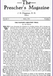 Cover of Preacher's Magazine