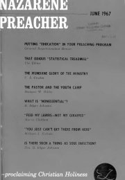 Title Page of Nazarene Preacher