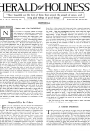 Title Page of Herald of Holiness - July 18, 1917